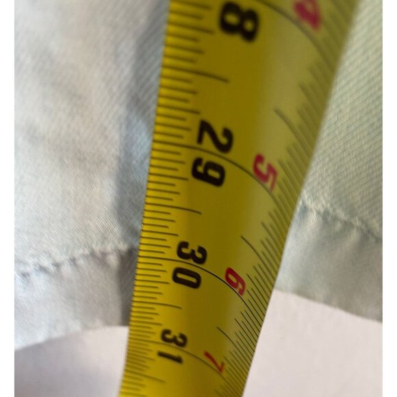 Zara Womens High Waisted Wide Leg Loose Trouser Flowy Pants Light Blue Sz M - Picture 6 of 9